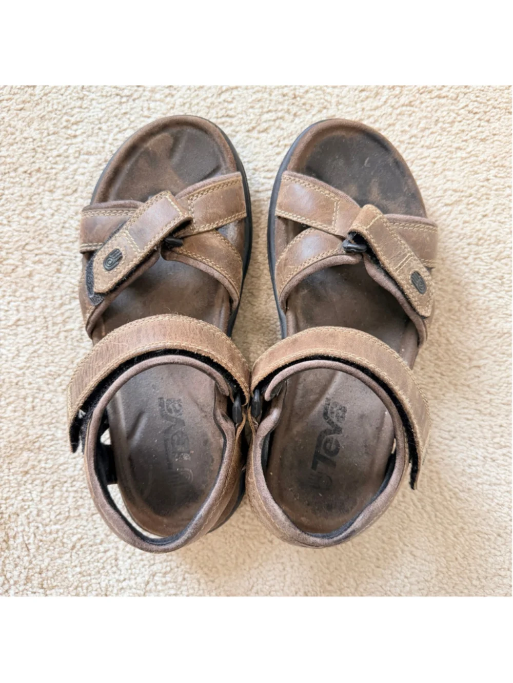 Teva leather cross